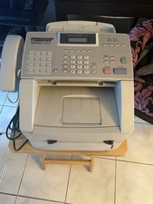 Brother IntelliFAX 4100e Fax Machine with Phone Handset, Keypad, Gray