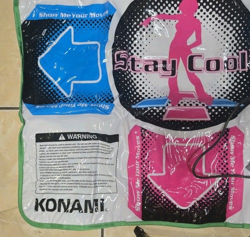 Konami Wired DDR Dance With Ps1 DDR Game Playstation 2 Pad Mat RU032 Unstested - Picture 4 of 24
