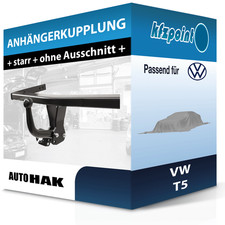 Für VW T5 04.2003-09.2009 AUTO HAK Anhängerkupplung starr neu