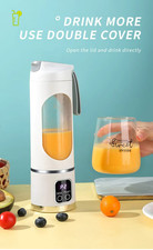 Portable Fruit Juicer Smoothies Mixer Two Cup...