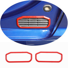 Red Rear Door Air Exhaust Vent Cover Trim Accessories For Dodge Ram 1500 10-2026