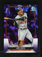 2023 Bowman Chrome Sapphire Edition Purple 3/25 Joey Ortiz #86 7ba