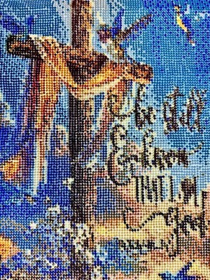 Be still And Know That I Am God Cross Birds Art Wall Decor 3D Diamond Painting