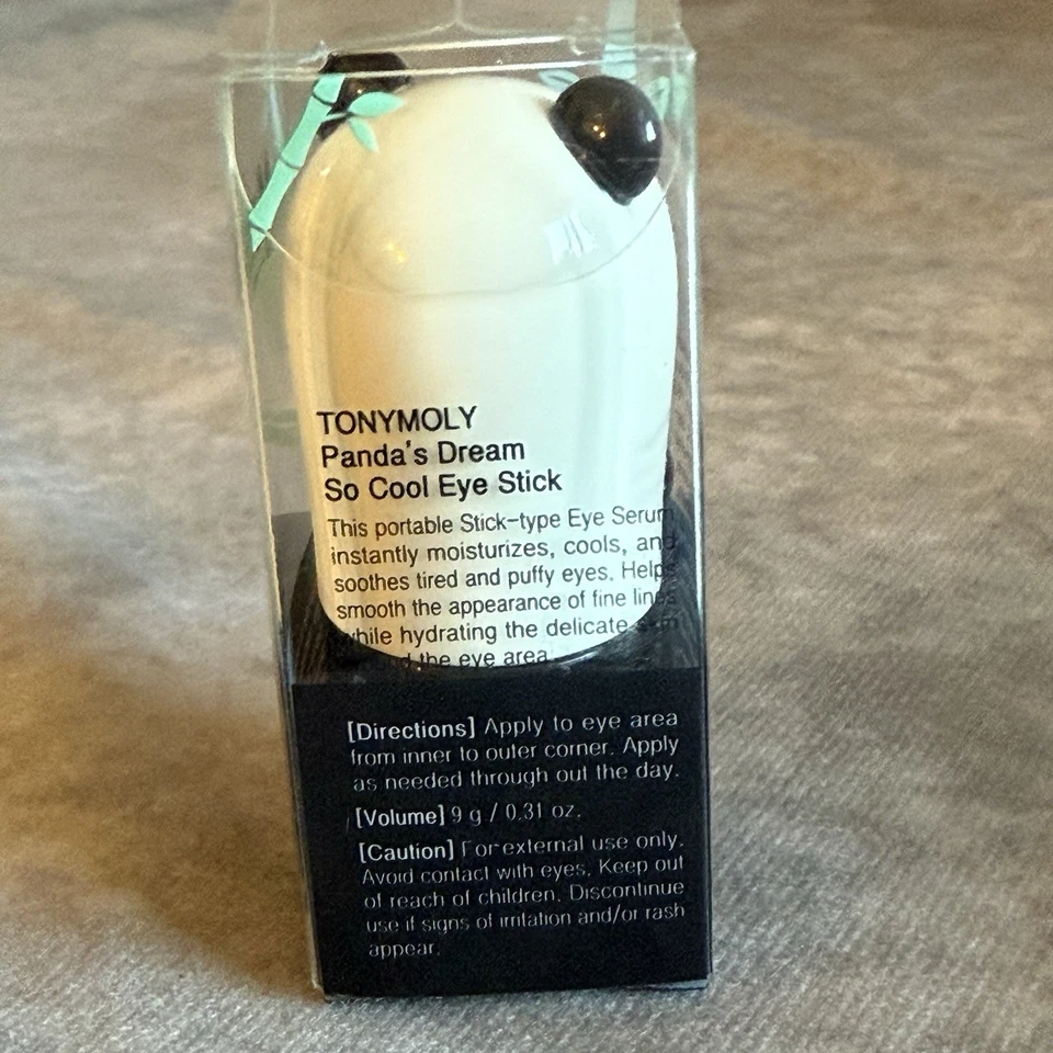 TONYMOLY Panda's Dream So Cool Eye Stick Moisturizes Revitalizes NEW 9g/31oz - Image 3 of 3