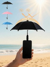 Portable Phone Holder Umbrella – UV Protection&Anti-Glare Phone Stand Parasol-UK