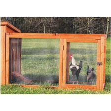 TRIXIE Outdoor Chicken Run Wooden Poultry Pen Mesh Cover Coop Extension Weatherp
