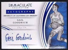 Gail Goodrich 2016 Panini Immaculate Collection Collegiate 1/1 Auto UCLA #101