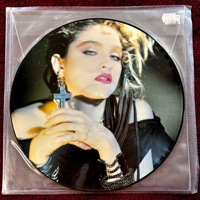 MADONNA HOLIDAY PICTURE DISC RECORD FIRST EDITION ALBUM LP VINYL
