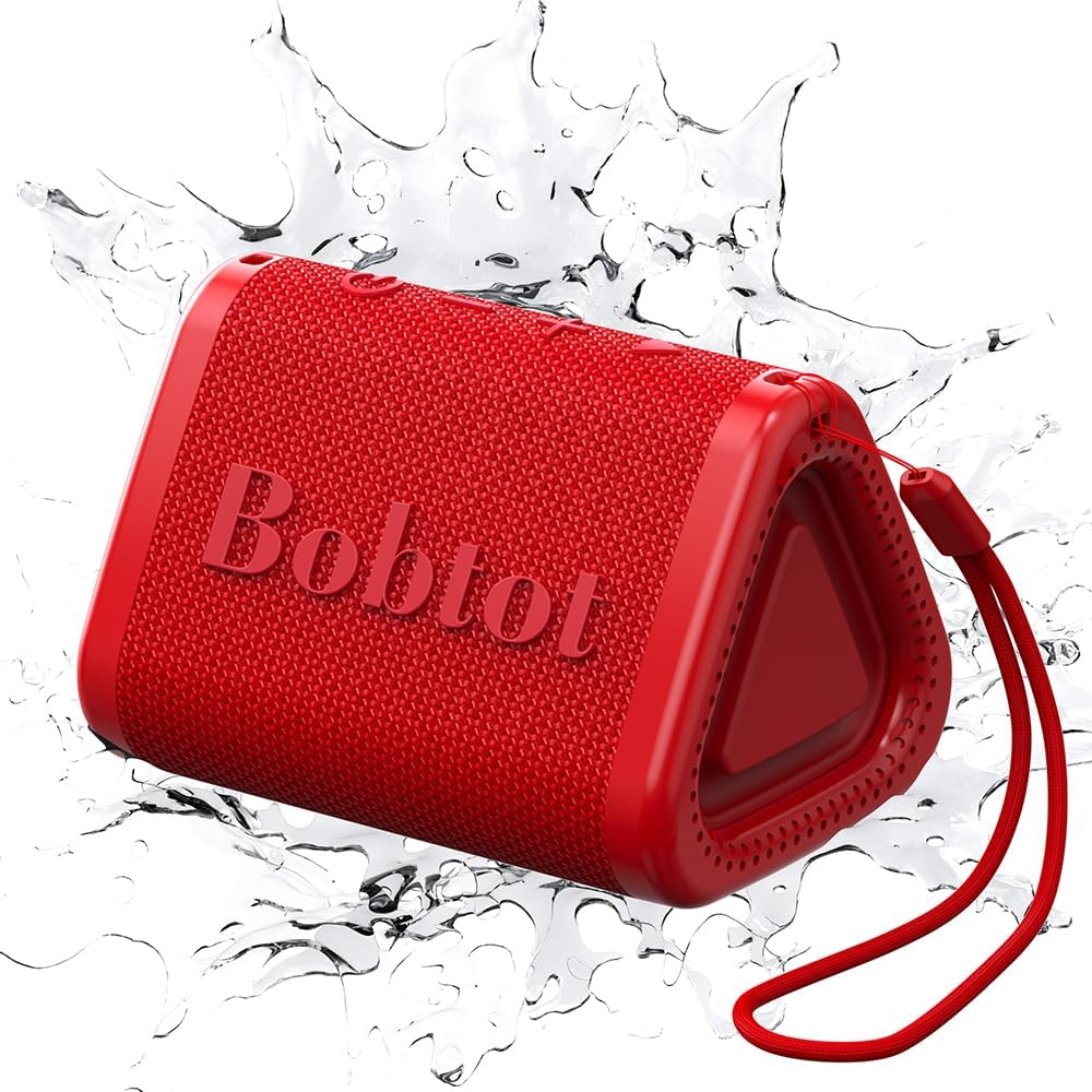 Portable Bluetooth Speaker IPX7 Waterproof 15H Playtime Wireless Shower Speaker