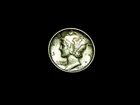 High Grade AU  Better Date Problem FREE 1937-S Mercury Silver Dime DF3