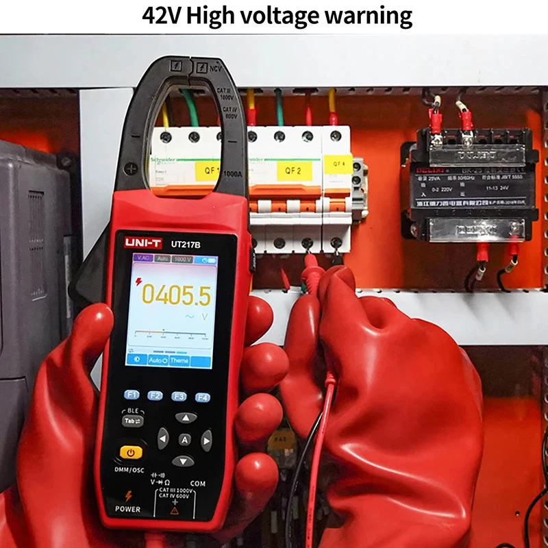 UNIT Clamp Meter Oszilloskop AC DC Stromklemme Digital Multimeter NCV Bluetooth - Bild 3 von 4