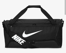 Nike Brasilia Duffel Medium Bag Running Black/White Casual 60L BA5955 010
