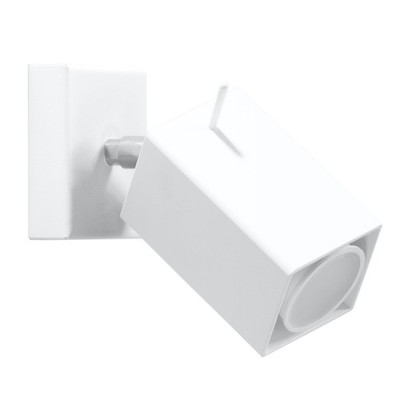 Industrielle Wandleuchte MERIDA Stahl Weiß GU10 LED SOLLUX LIGHTING Wohnzimmer