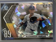 2022 Bowman - Chrome Bowman Scouts Top 100 Alexander Vargas #BTP-89 Atomic
