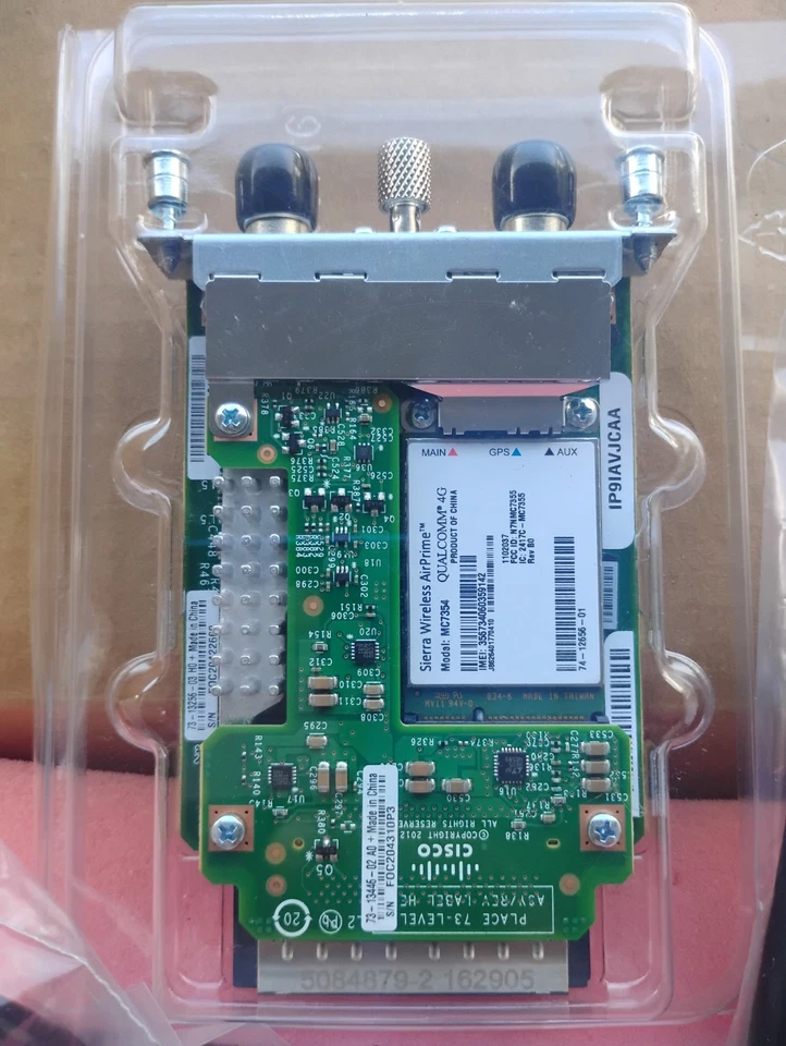 Cisco EHWIC-4G-LTE-GB 4G LTE Enhanced High-Speed WAN Interface Card - Image 2 of 4