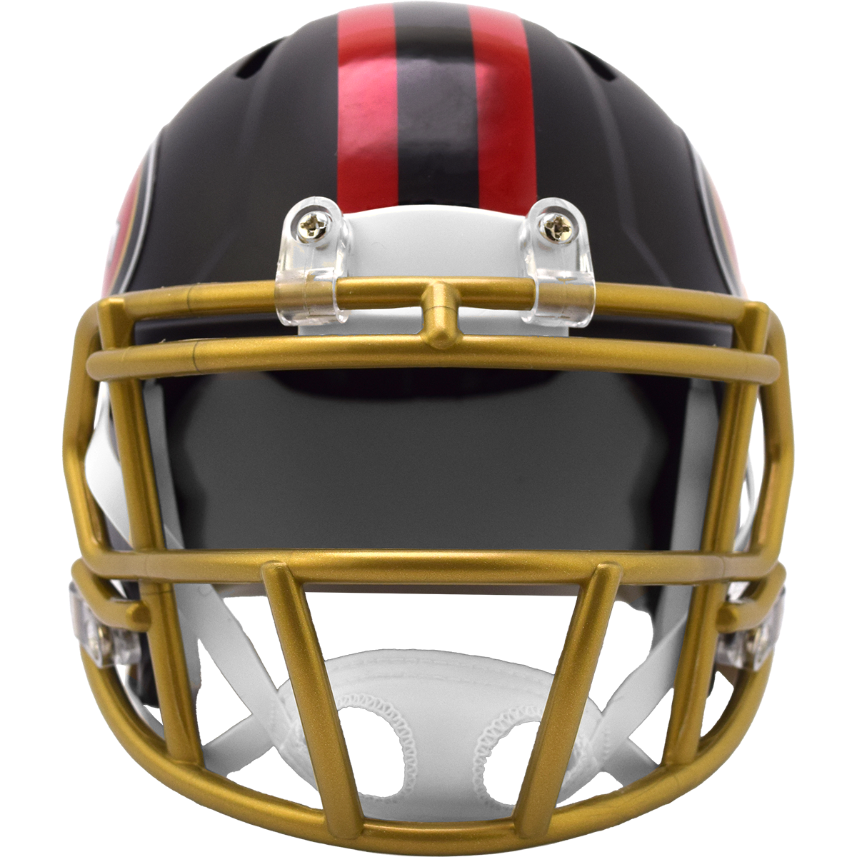 San Francisco 49ers Black 2025 Rivalries Revolution Speed Mini Football Helmet San Francisco 49ers Black 2025 Rivalries Revolution Speed Mini Football Helmet