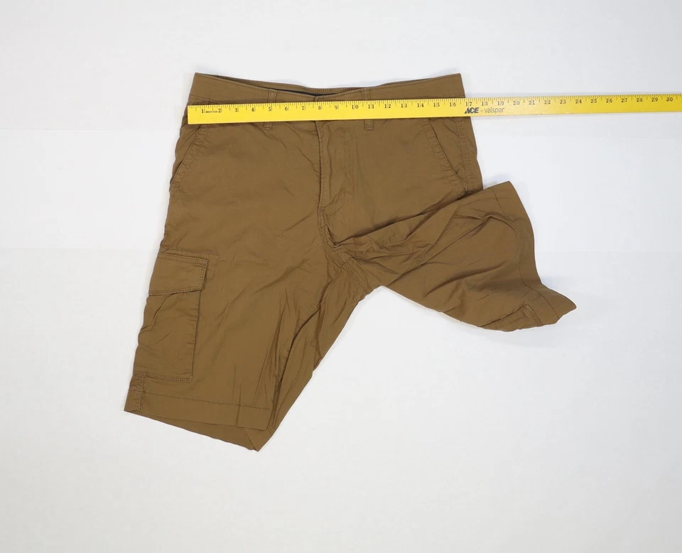 Pantalones Cortos Carga Sonoma Flexwear Para Hombre 34 Marrón Bolsillos Elastizados Ligeros Exterior Foto 4 de 4