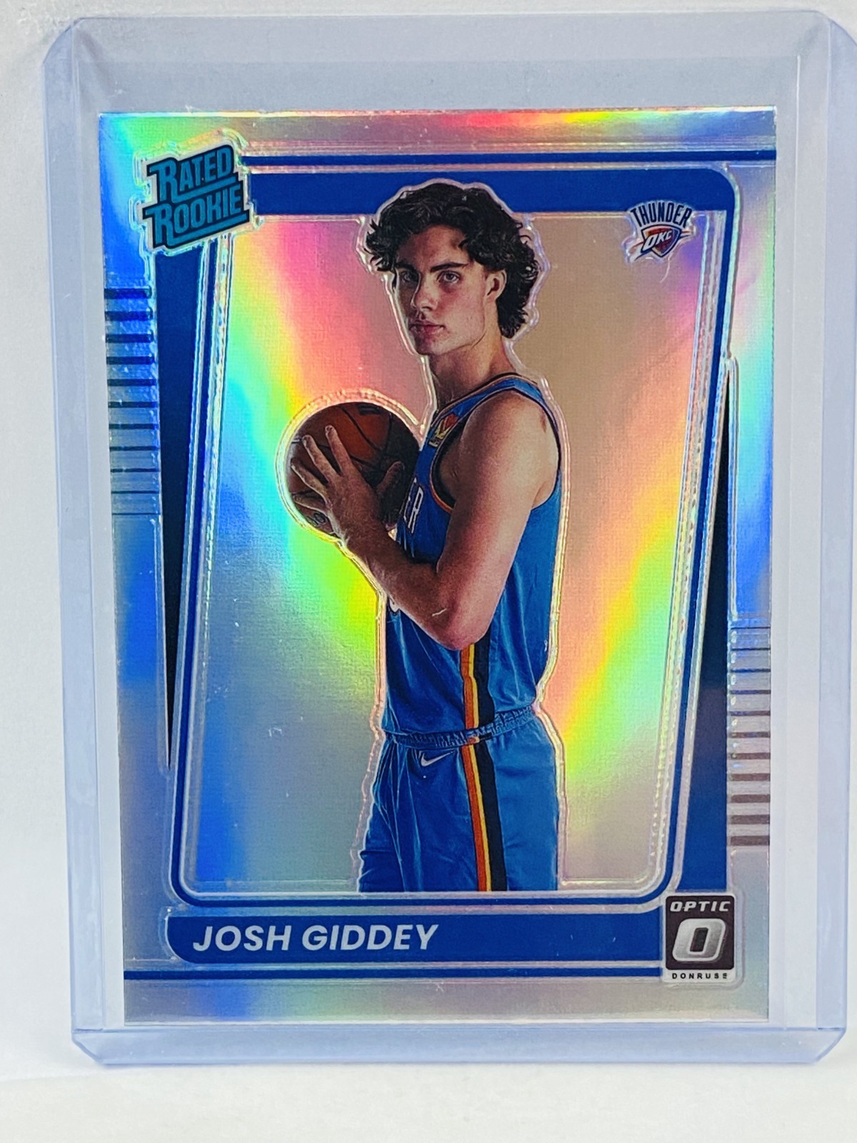 2021-22 Panini Donruss Optic Josh Giddey Rated Rookie Holo #152