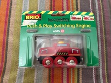 33235 BRIO Wooden Train Push N Play Switching Engine NIB Thomas