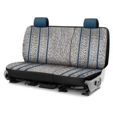 Saddleman 028578-03 Saddle Blanket 2nd Row Blue Custom Seat Covers