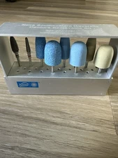 Komet Denture Removable Kit Bur Block & Burs NEW