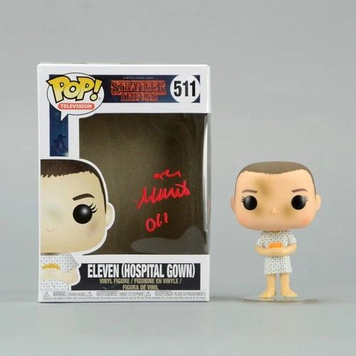 Millie Bobby Brown Autographed Stranger Things Eleven POP Vinyl Figure #511
