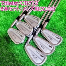 Titleist CB712 Forged Men's Iron Set 6pc Right Hand Dynamic Gold X100