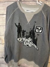 Disney the magic kingdom sweatshirt XL EUC Mickey Mouse Walt Disney     