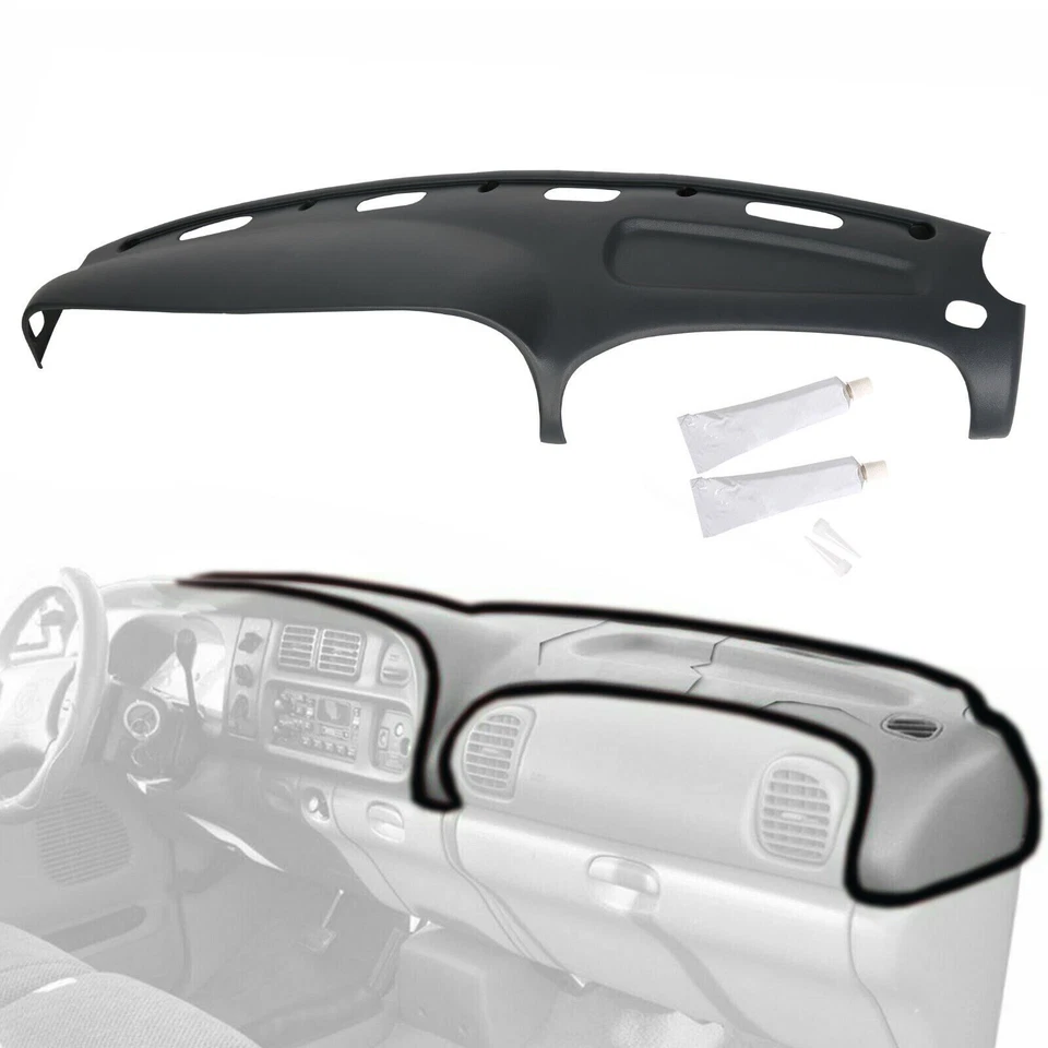 For 98-02 Dodge Ram 1500/2500/3500 Pickup Dashboard Dash Bezel & Dash Cover - Image 4 of 4