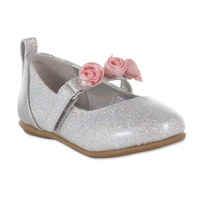 baby girl silver shoes