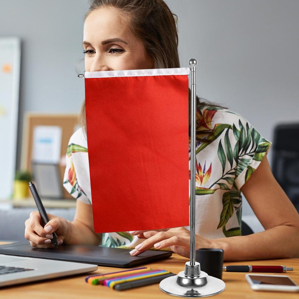 Desktop Flagpole DIY Holder Countertop Holders Mini Stick Flags eBay