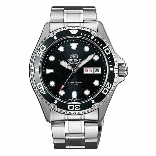Orient Men's Watch Ray II Automatic Black Dial Silver Tone Bracelet  AA02004B | eBay