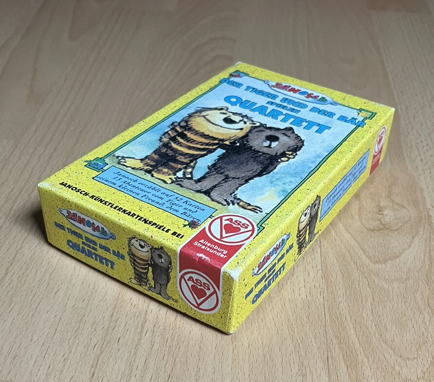 Janosch Quartett Kartenspiel Tiger & Bär Kinder Serie Altenburg Stralsund ASS - Bild 4 von 4
