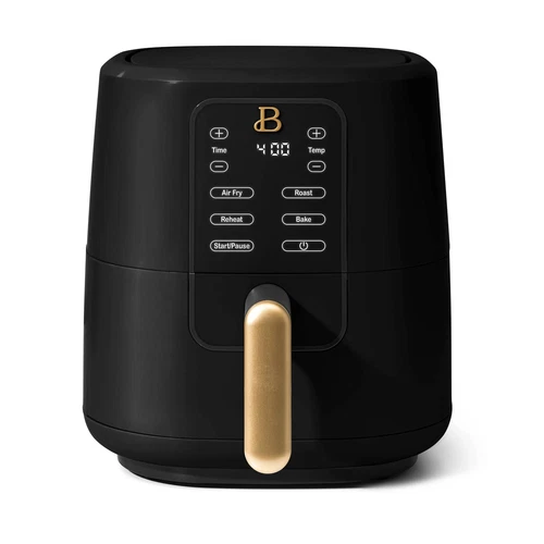 3 Qt Air Fryer with TurboCrisp Technology, Black Sesame