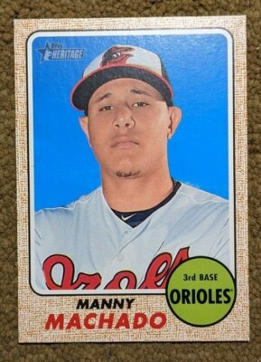 MANNY MACHADO 2016 TOPPS HERITAGE HIGH NUMBER SP