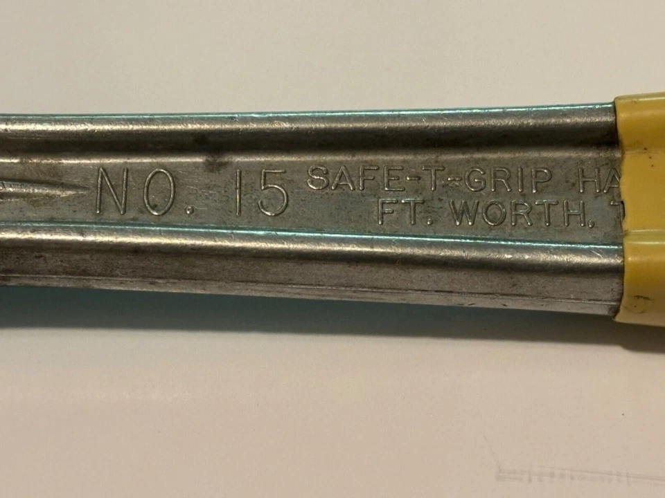 Mazo facial de plástico Safe-T-Grip No.15 mango de aluminio EE. UU. Foto 2 de 4