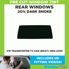 Vitre Teintée Pré Découpée - Pour VW Transporter T4 Camionnette (Botte) 90-03 -