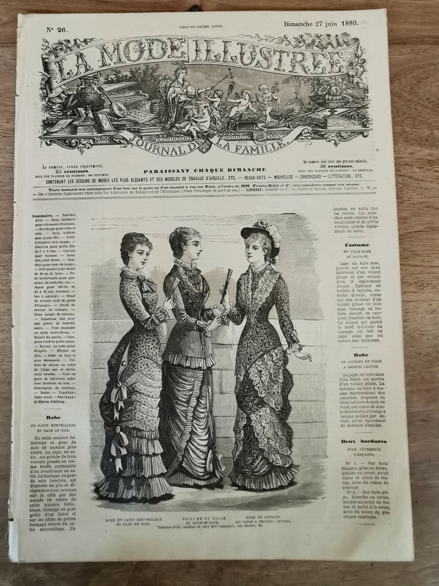 Ancienne Revue LA MODE ILLUSTREE N°11 - 14 Mars 1937 - Occasion (état à Vérifier)