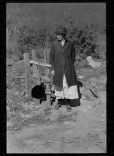 Dicee Corbin, Shenandoah National Park, Virginia 1940s Old Photo