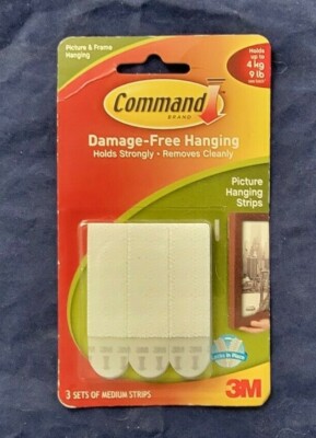 Command™ Medium Picture Hanging Strips 17201-CIS, White, 4 Sets | Slovenija - View #10