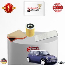 KIT TAGLIANDO 3 FILTRI MINI ONE 1.6 BENZINA 66KW 90CV DAL 2005 -> 2008