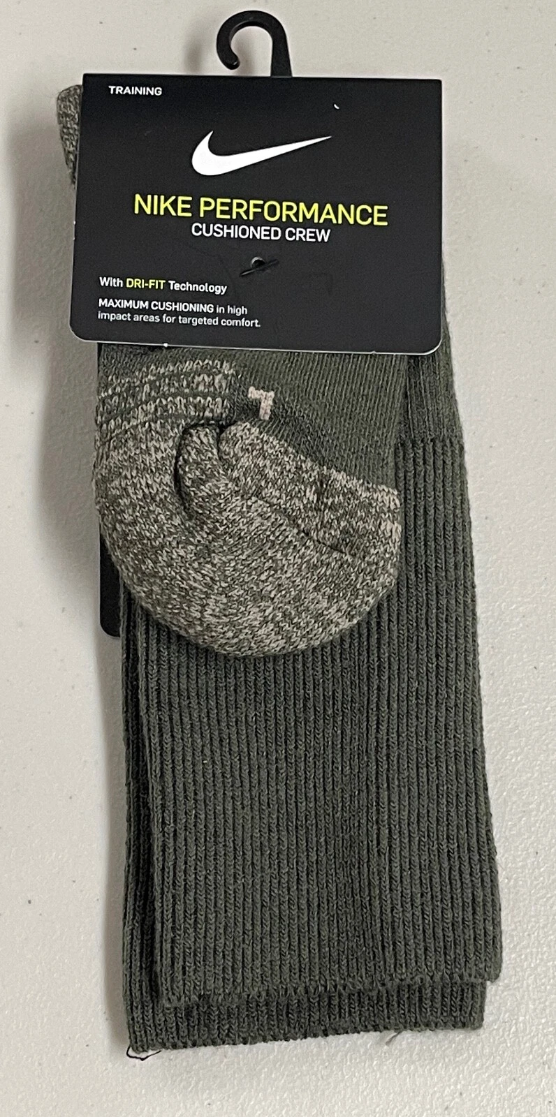 Nike Men Special Field Merino wool and Thermolite Blend Sock SX9853-325 Cargo SM