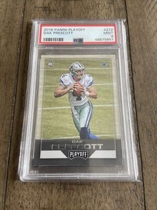 2016 Panini Playoff Dak Prescott Rookie RC #272 PSA 9 Mint Cowboys