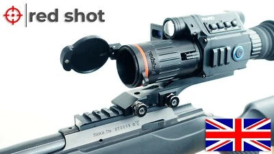 REDSHOT Sombrilla corta PARD NV008 008 LRF NV008P con cubierta de tapa abatible para mira - Reino Unido