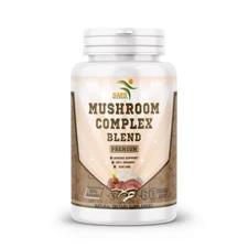 Mushroom Complex Supplement Capsules Mushrooms Lions Mane, Reishi, Turkey Tail