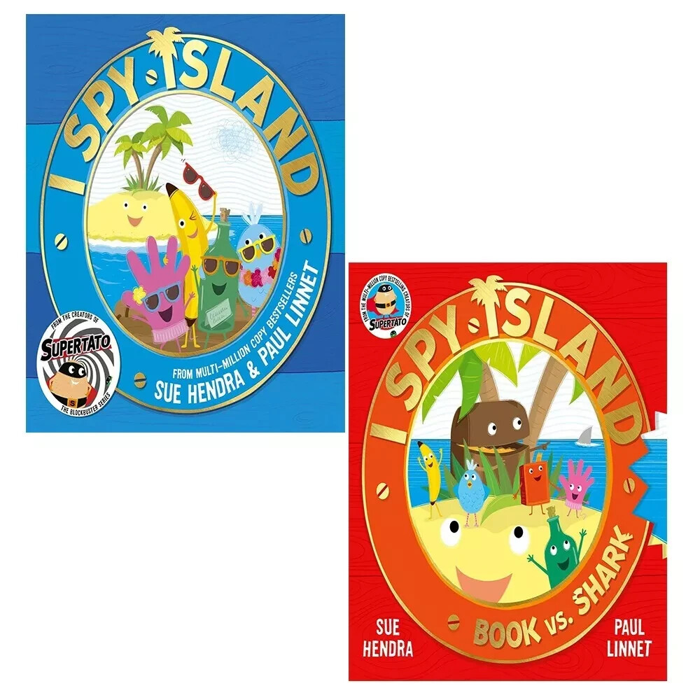 I Spy Island Series Collection 2 Books Set by Sue Hendra, Paul Linnet