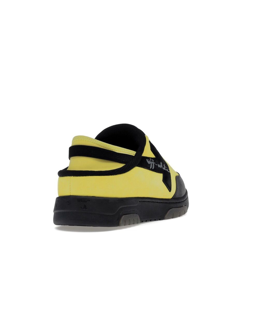 Off-White Out Of Office Mule Slip On Sneaker Yellow / Black Off-White Out Of Office Mule Slip On Sneaker Yellow / Black