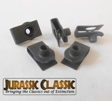 Ford 1946-1980 5pk 1/4-20 guardabarros extruido tuercas en U clips capó carrocería panel guantera
