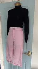 ROHNISCH GOLF TROUSERS size 10UK (38) pink womens light weight 3/4 trousers