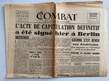 KAMPF Original Gravur Berlin 10. Mai 1945 Kapitulation Unterzeichnung